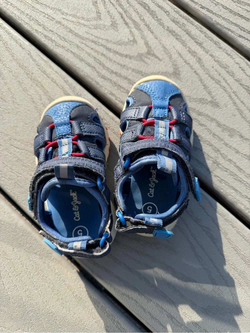 Cat & Jack toddler sandals blue size 5